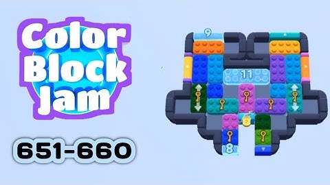 Color Block Jam Level 651-660 | No Commentary, No Music | Android Gameplay