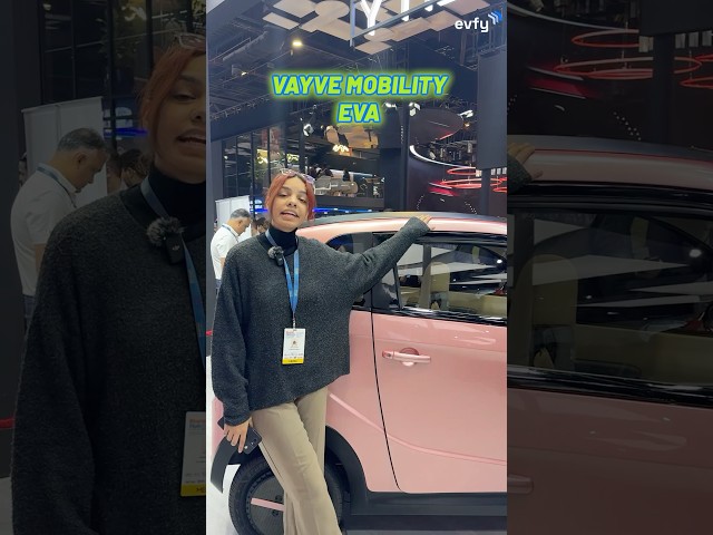 EVA, India’s first electric solar car | Revealed at Bharat mobility expo 2025 #electric #electriccar