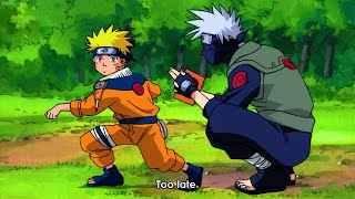 カカシは木の葉の秘術を使用した後ナルトを忍者にすることに同意しますKakashi Let Naruto Become Ninja After Using The Leaf Secret Jutsu