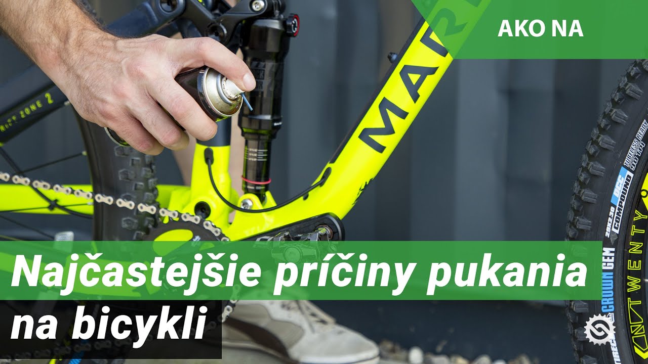 Najčastejšie príčiny pukania na bicykli a ich odstránenie