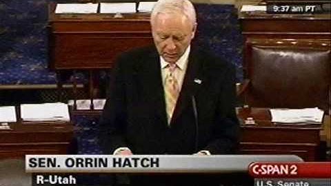 Hatch Unveils Bill to Limit Spending, Part 2