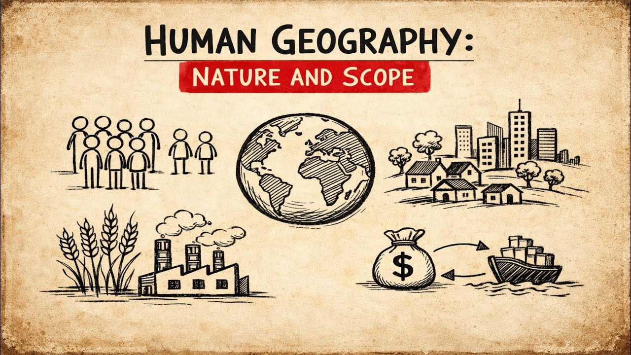 Class 12 Geography Chapter 1 Human Geography Nature and Scope | CBSE ...