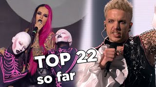 Eurovision 2024 - My Top 22 So Far (+ Croatia, San Marino)