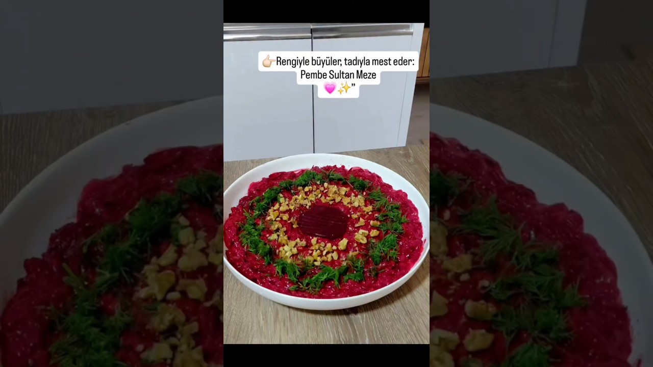Pembe Sultan Meze Tarifi 🌸💗#pembesultan #mezetarifi #pancar #görsellezzet#keşfetteyim #keşfet Pembe Sultan Meze Tarifi 🌸💗#pembesultan #mezetarifi #pancar #görsellezzet#keşfetteyim #keşfet