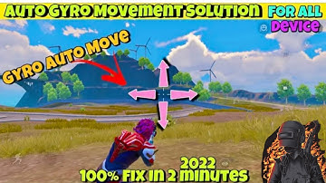 How to Fix BGMI/PUBGM Gyroscope Problem of auto moving aim and Gyroscope delay Problem