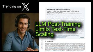 Information LLM Post-Training Limits Test-Time Scaling News