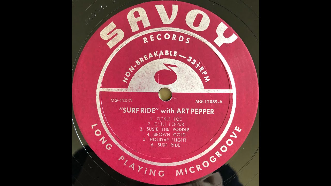"Surf Ride" with Art Pepper A2 YouTube