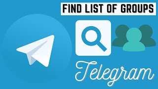 How To Find List Of Groups On Telegram App - How To Use Telegram How To Find List Of Groups On Telegram App - How To Use Telegram
