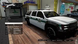 GTA 5 online Customisation du nouveau Declasse Granger 3500LX de Police ( Park Ranger )