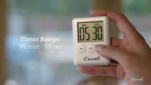 Escali DR2 Mini Digital Timer Highlight