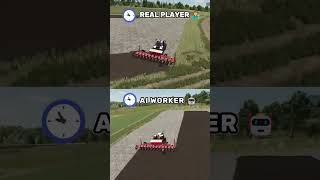 Real player vs ai Worker