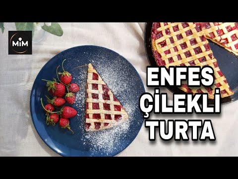 Video: Çilek Ve Bademli Turta Tarifi