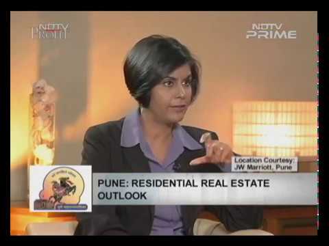 Mr. Rohit Gera on NDTV Profit talking about Pune's Rising real Estate and the data that supports it