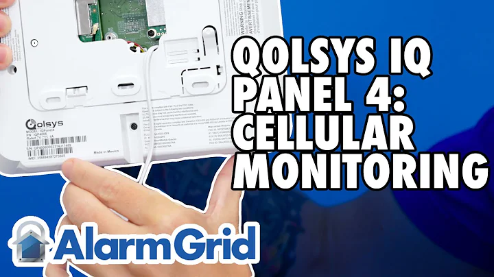 Qolsys IQ Panel 4: Cellular Monitoring