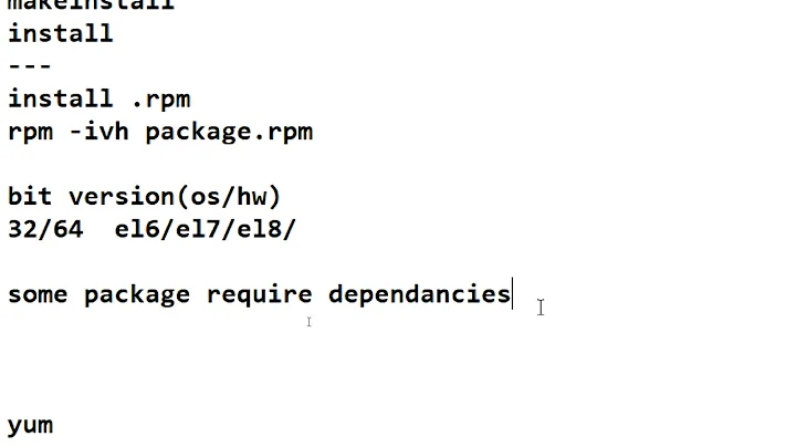 Linux Yum package manager