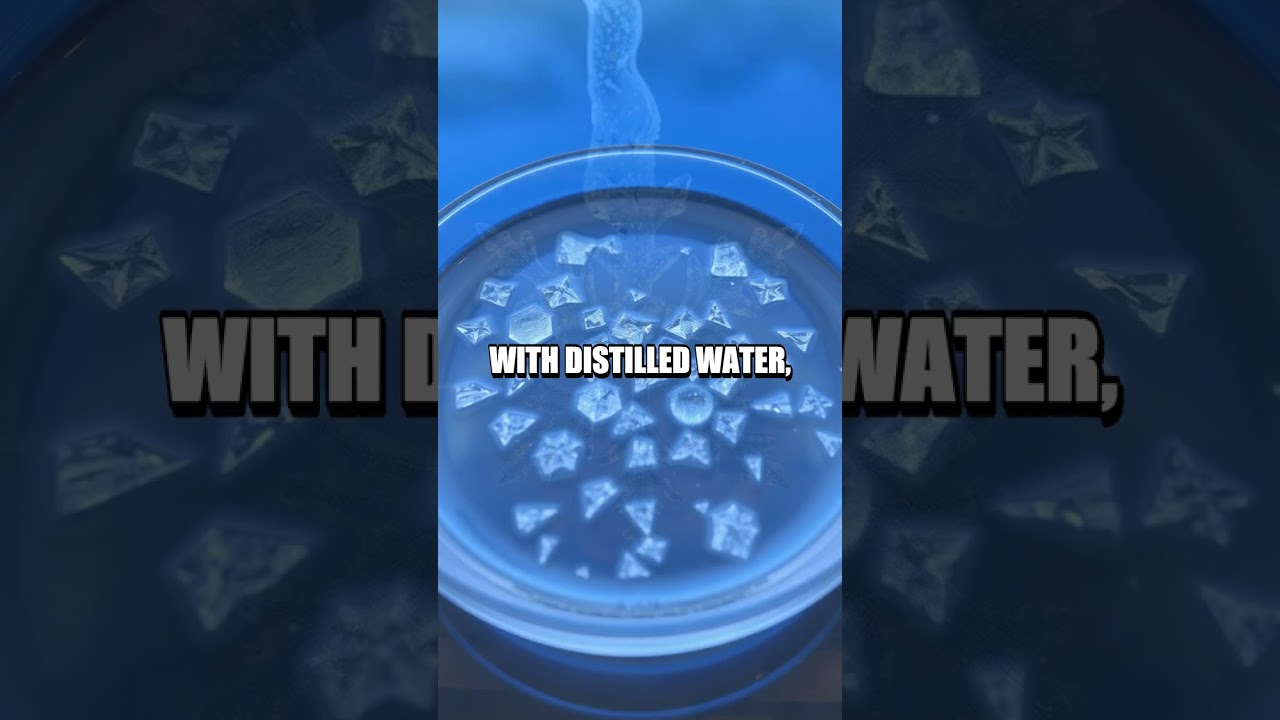 Exploring the Stunning Symmetry of Water Crystals at Home