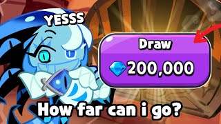 HOW FAR can 200K crystals go?✨ CookieRun: Kingdom screenshot 1