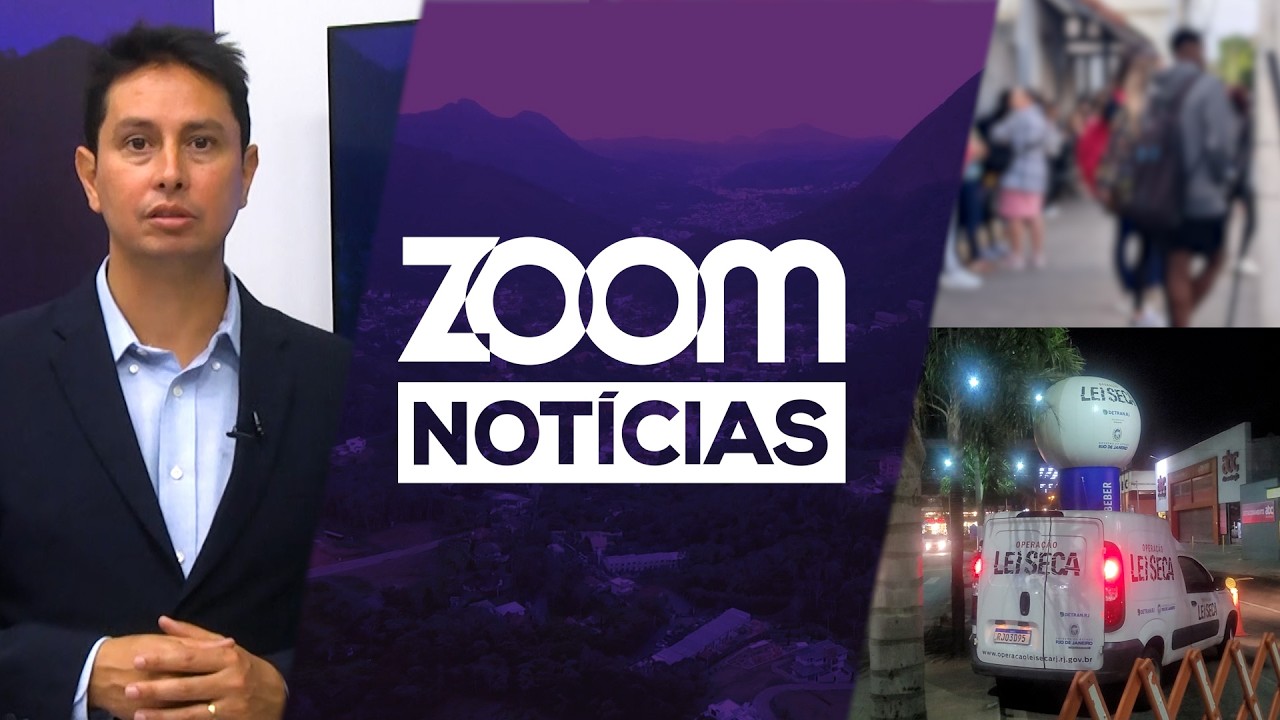 Zoom Notícias | Fila No Posto de Saúde de Conselheiro, Operação Lei Seca em Nova Friburgo