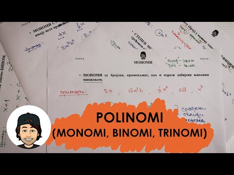 Video: Što su binomi i polinomi?