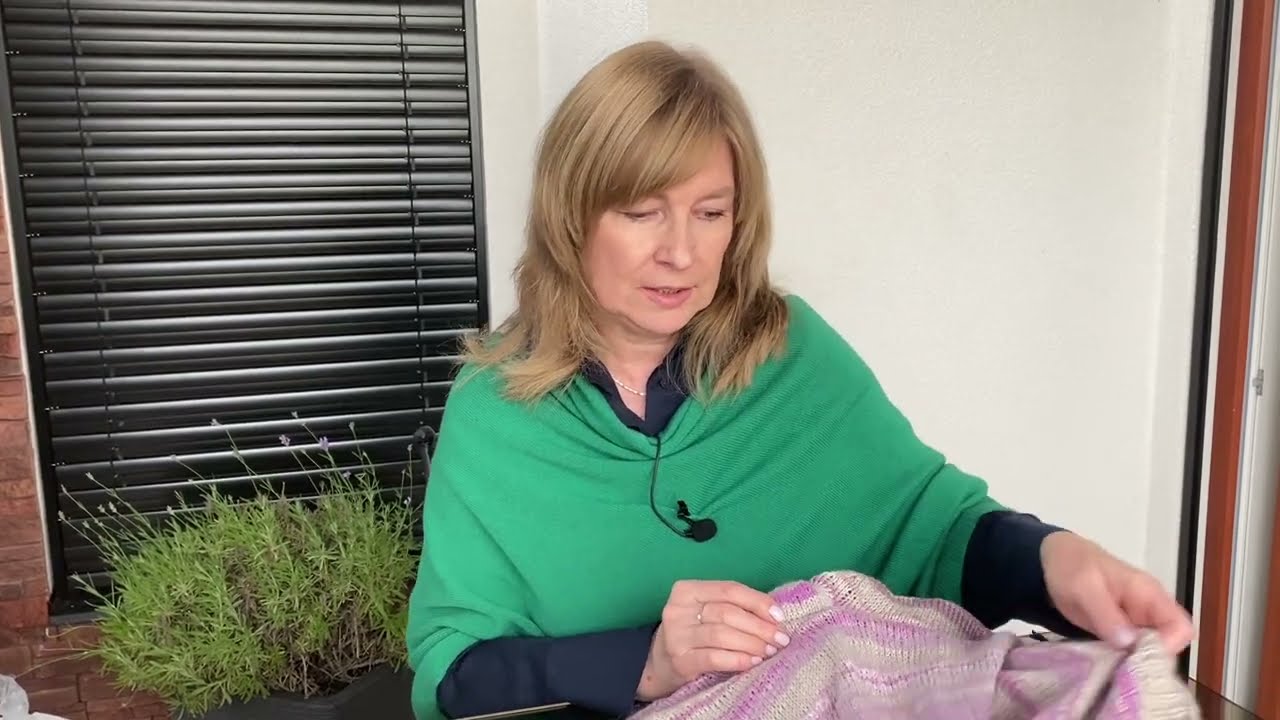 Pletený speciál č. 13 / Zapošívání pruhů v pletení do kruhu /První novinky podzim -zima 2024