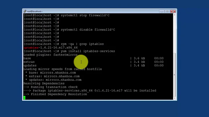 30 Cài đặt IPTABLES và thiết lập luật  iptable cơ bản