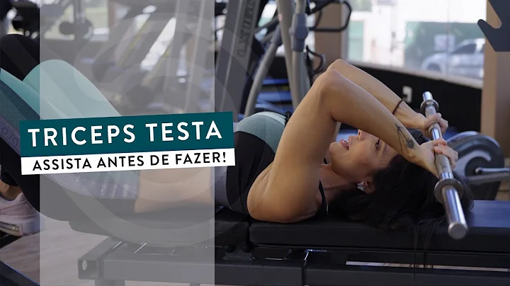 Como fazer Triceps TESTA na Academia veja isso ant...