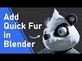 Adding Realistic Fur to Your Characters in Blender