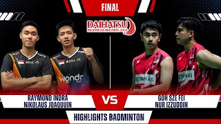🏸 MD-FINAL! GOH Sze Fei/Nur IZZUDDIN vs Indra/Joaquin | Indonesia Masters 2026 Badminton