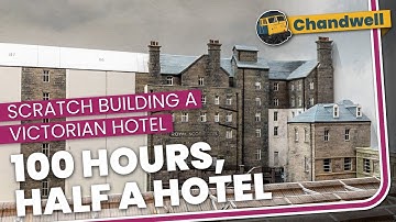 Low relief Victorian N Scale hotel scratch built from card - half way there!