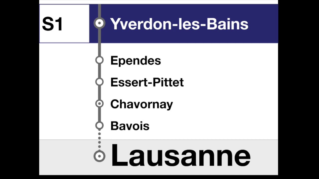 annonces CFF - S1 Grandson – Lausanne