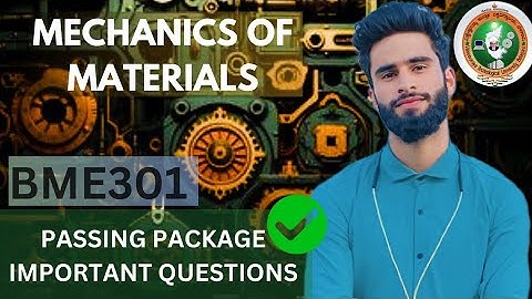 Mechanics Of Materials (MOM) Vtu Important Questions | BME301
