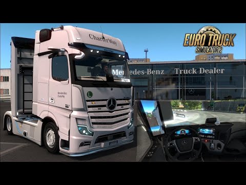 Видео: ✅⚠️КАТАЕМ DLC Iberia Mercedes-Benz New AGВ EURO TRUCK SIMULATOR 2 -  Прохождение#21 #ETS_2 #repei