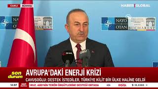 Bakan Çavuşoğlu NATO Dışişleri Bakanları Toplantısında Konuştu