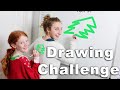 Family Drawing Challenge Christmas Edition with Exchange Students