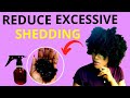HOW TO:STOP EXCESSIVE HAIR SHEDDING+HAIR LOSS FAST!|HOW TO TEA RINSE|NATURAL HAIR|GREEN TEA|MATCHA