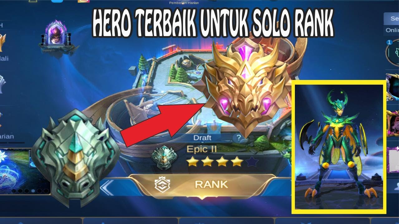 HERO TERBAIK UNTUK SOLO RANK MOBILE LEGENDS YouTube