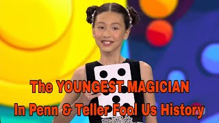 The YOUNGEST MAGICIAN In Penn & Teller Fool Us History | FUTURE OF MAGIC - Rachel LingGordon S10E11