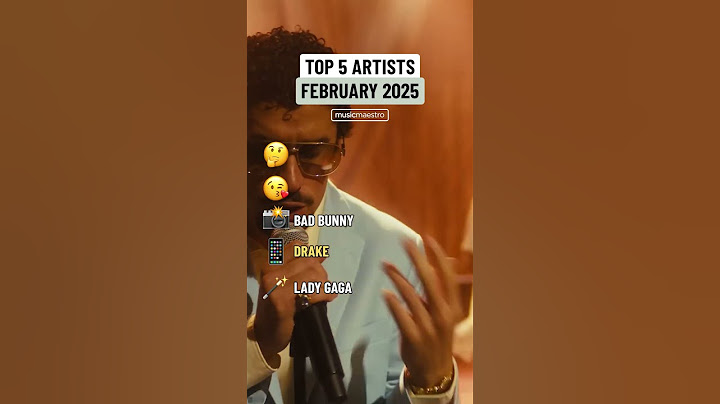 ✨ Top 5 Artists - February 2025 #shorts