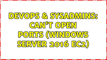 DevOps & SysAdmins: Can