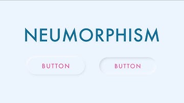 Neumorphism Button Hover Effects with HTML & CSS