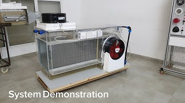 Regenerative Evaporative Cooler demonstration video | Eastern Mediterranean University