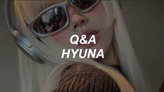 HyunA (현아) - Q&A easy lyrics