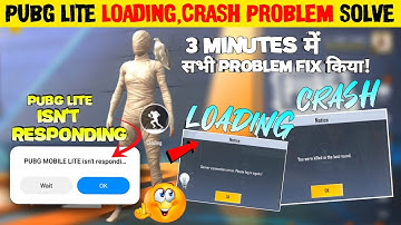 🔥Pubg Lite Loading Problem Fix | Pubg Lite Crash Problem Fix | Pubg Mobile Lite isn