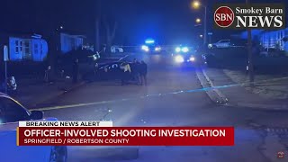 TBI investigating officer-involved shooting in Springfield