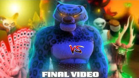 Tai Lung VS Kung Fu Panda characters - COLLAB WITH @addictedtofauna3838 !!! (FINAL VIDEO)