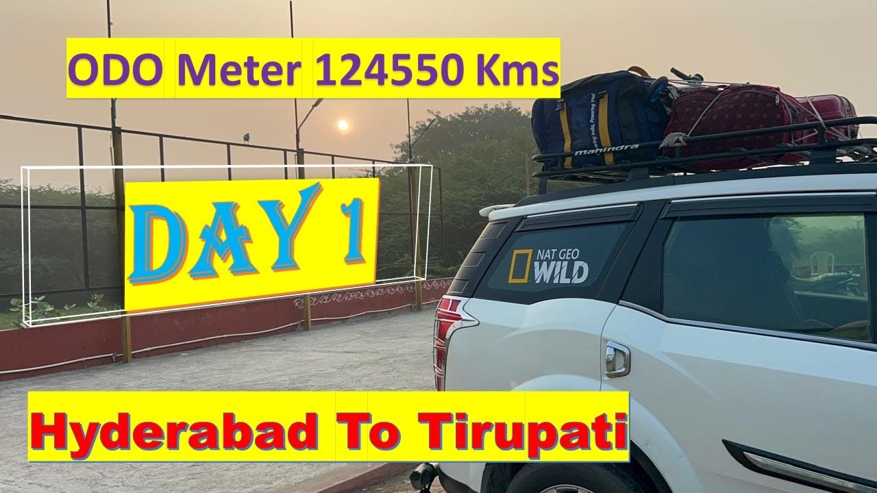 Hyderabad To Tirupati By Road in XUV500