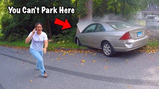 Karen Tries To Park A Car