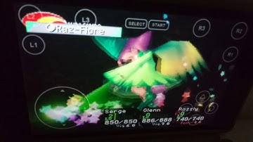 CHRONO CROSS PS1, CD2-Use Razzly Level 7 Tech Raz-Flower in battle!