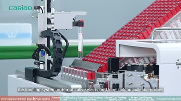 Demonstration of the Full Automatic Blood Collection Tube Labeling System