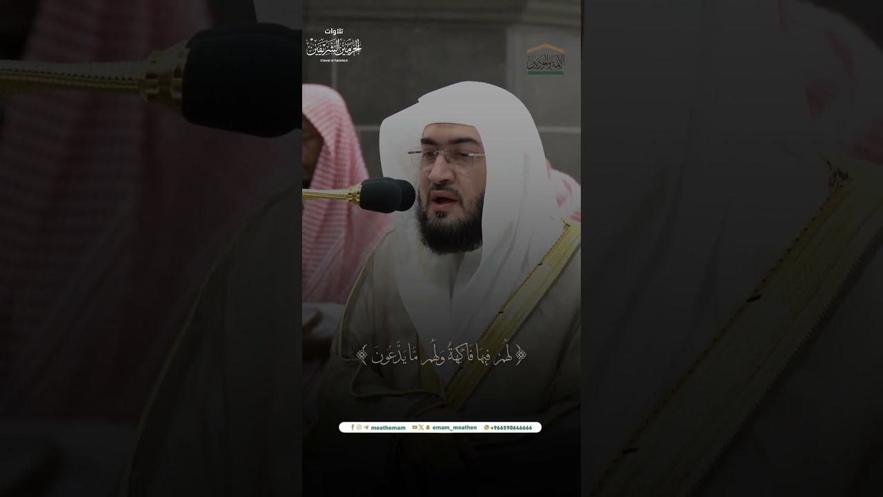 مقتطف من تلاوة فضيلة الشيخ د. #بندر_بليلة من صلاة الفجر 26 محرم 1446هـ.